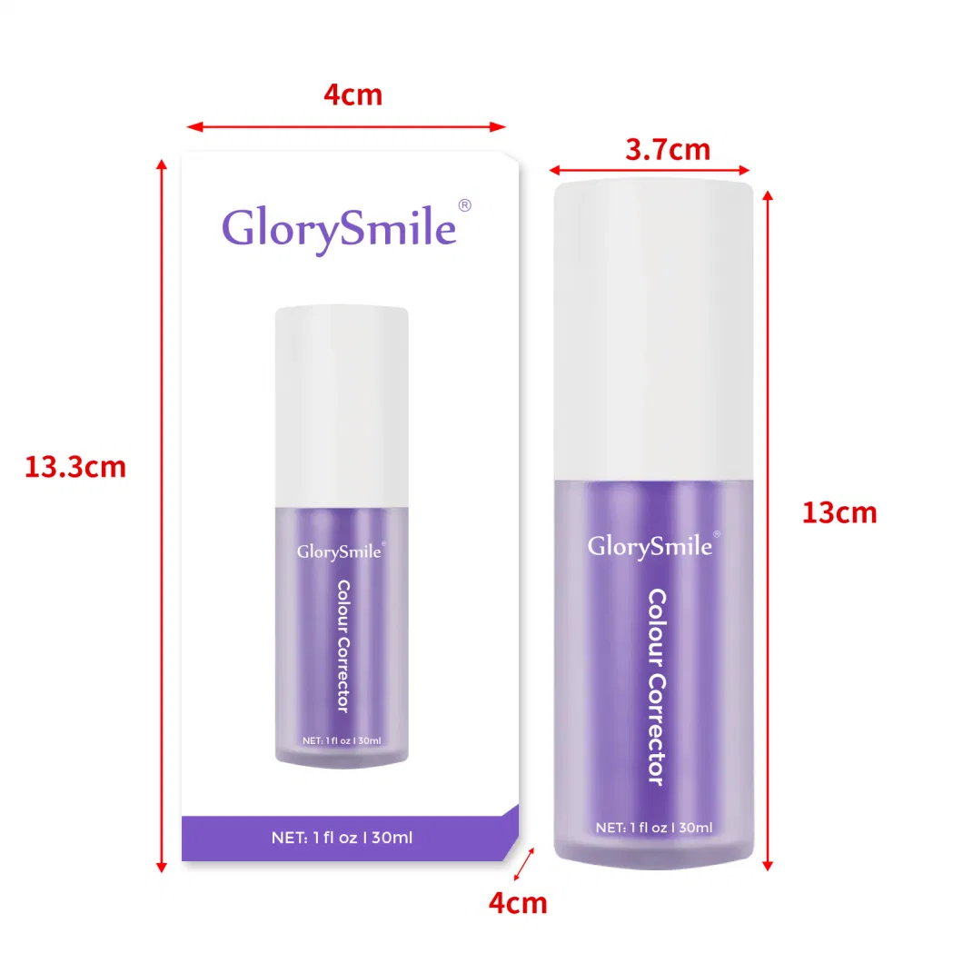 V34 Color Corrector New Arrival Teeth Whitening Professional Brighten Teeth Purple Toothpaste Teeth Remove Stain Formula Teeth Whitening